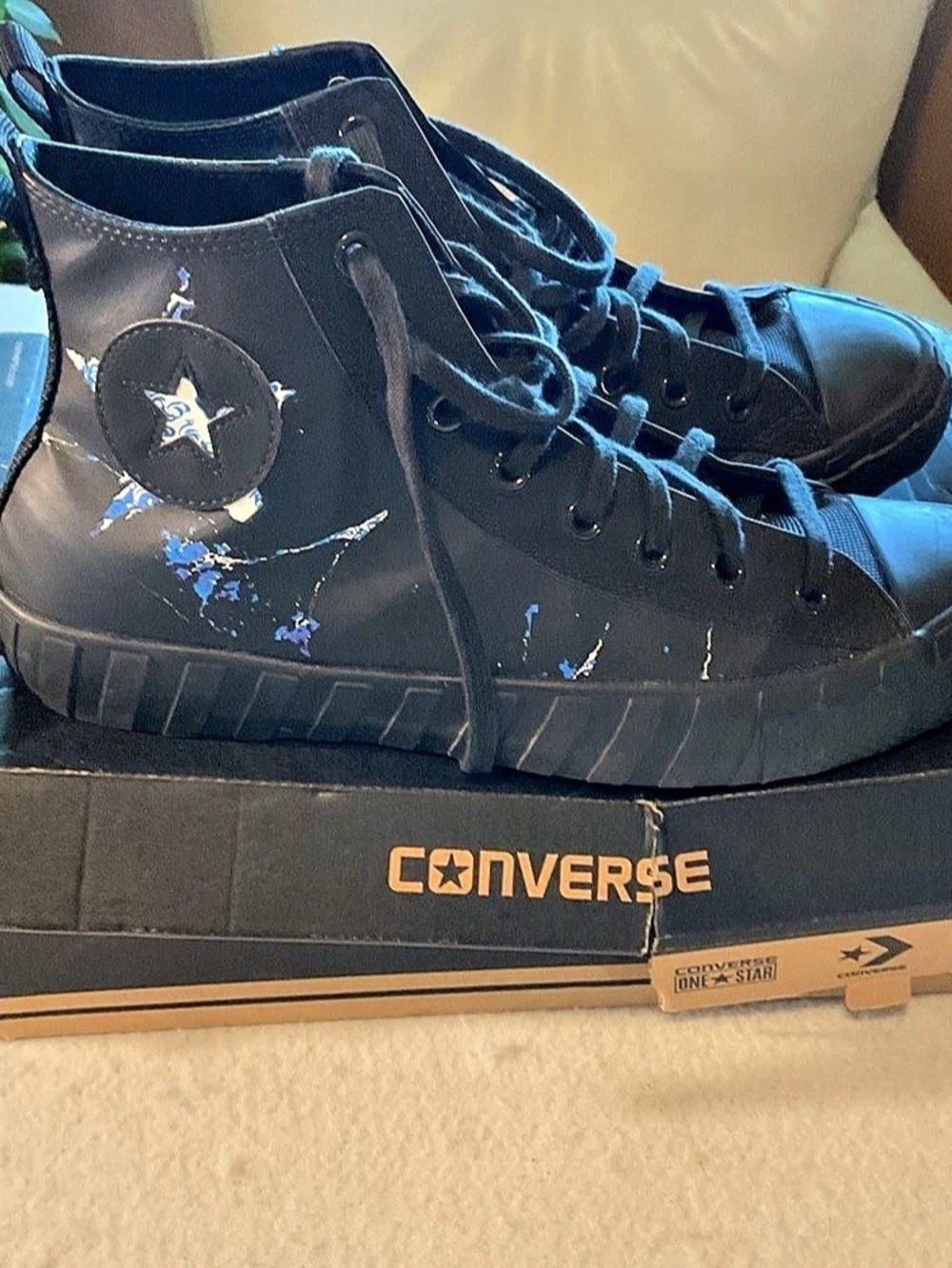 Converse Chuck Taylor All Star CX High Top Sneakers Black US 10 Good